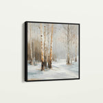 Abstract 1232 Canvas Art 60 x 60 cm / Black