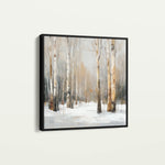 Abstract 1233 Canvas Art 60 x 60 cm / Black