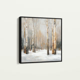 Abstract 1233 Canvas Art 60 x 60 cm / Black