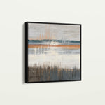 Abstract 1235 Canvas Art 60 x 60 cm / Black