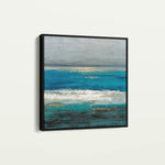 Abstract 1236 Canvas Art 60 x 60 cm / Black