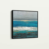 Abstract 1236 Canvas Art 60 x 60 cm / Black
