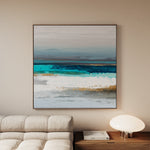 Abstract 1237 Canvas Art 60 x 60 cm / Black