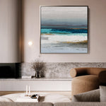 Abstract 1237 Canvas Art 60 x 60 cm / Black