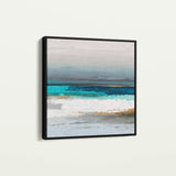 Abstract 1237 Canvas Art 60 x 60 cm / Black