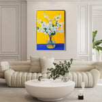 Floral 1237 Canvas Art 60 x 40 cm / Black