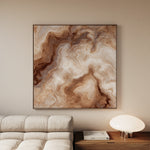 Abstract 1238 Canvas Art 60 x 60 cm / Black