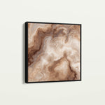 Abstract 1238 Canvas Art 60 x 60 cm / Black