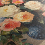 Floral 1238 Canvas Art 60 x 40 cm / Black