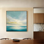 Abstract 1239 Canvas Art 60 x 60 cm / Black