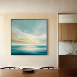 Abstract 1239 Canvas Art 60 x 60 cm / Black