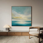 Abstract 1239 Canvas Art 60 x 60 cm / Black