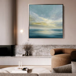 Abstract 1239 Canvas Art 60 x 60 cm / Black