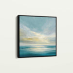 Abstract 1239 Canvas Art 60 x 60 cm / Black