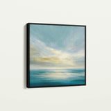 Abstract 1239 Canvas Art 60 x 60 cm / Black