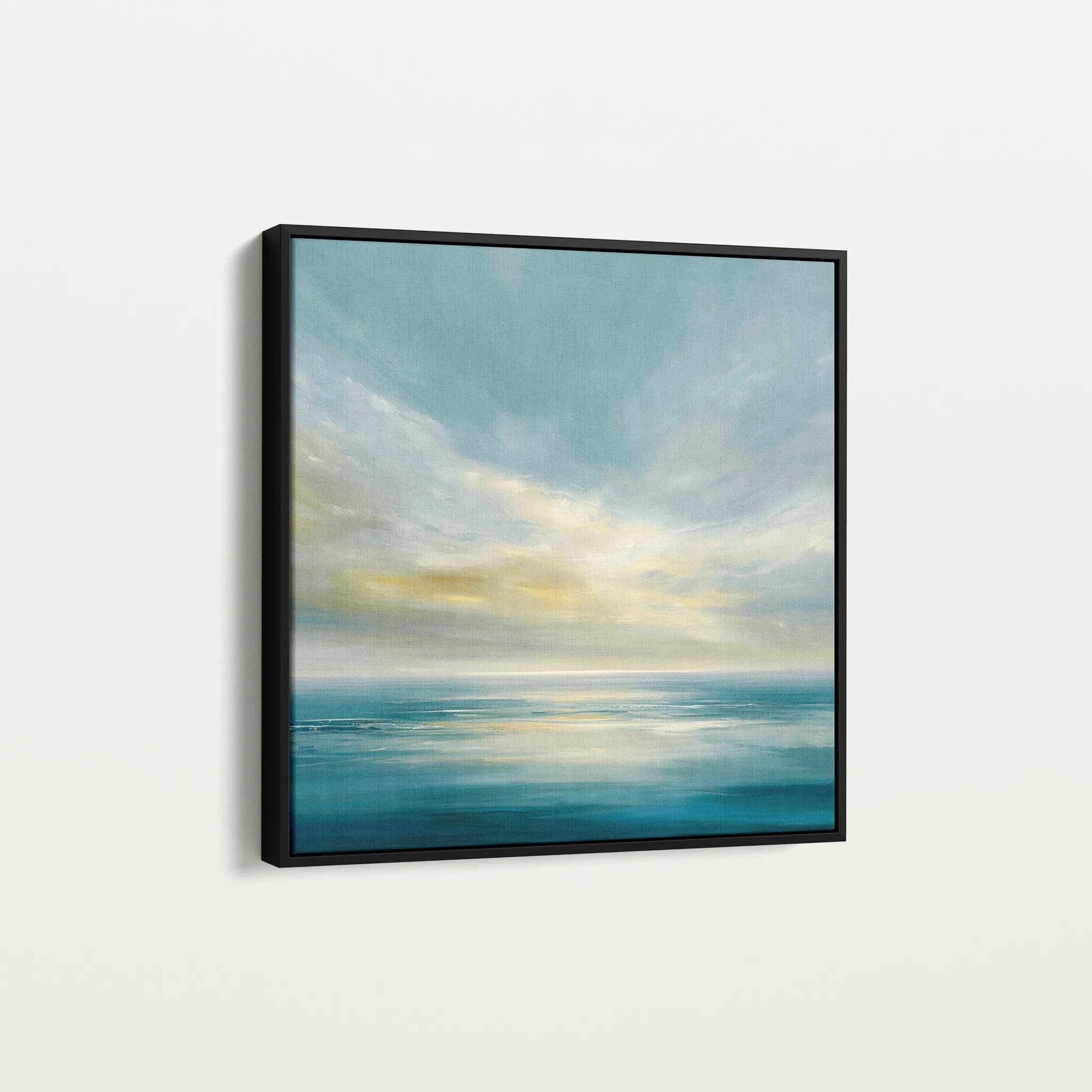Abstract 1239 Canvas Art 60 x 60 cm / Black