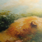 Animals 124 Canvas Art 60 x 40 cm / Black