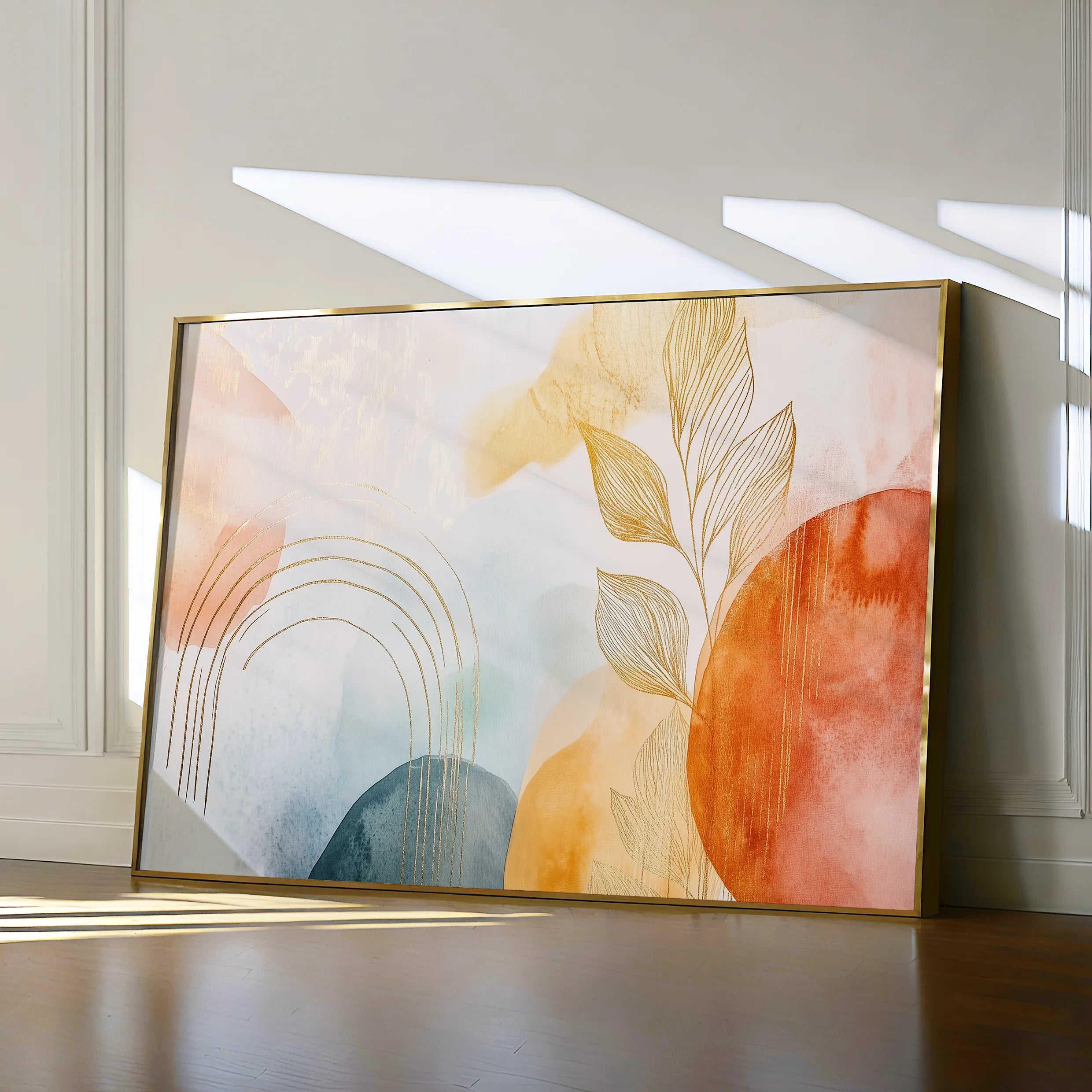 Boho 124 Canvas Art 60 x 40 cm / Black