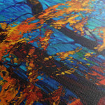 Landscape 124 Canvas Art 60 x 40 cm / Black