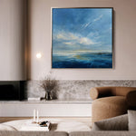 Abstract 1240 Canvas Art 60 x 60 cm / Black