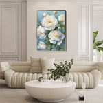 Floral 1240 Canvas Art 60 x 40 cm / Black