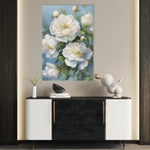 Floral 1240 Canvas Art 60 x 40 cm / Black