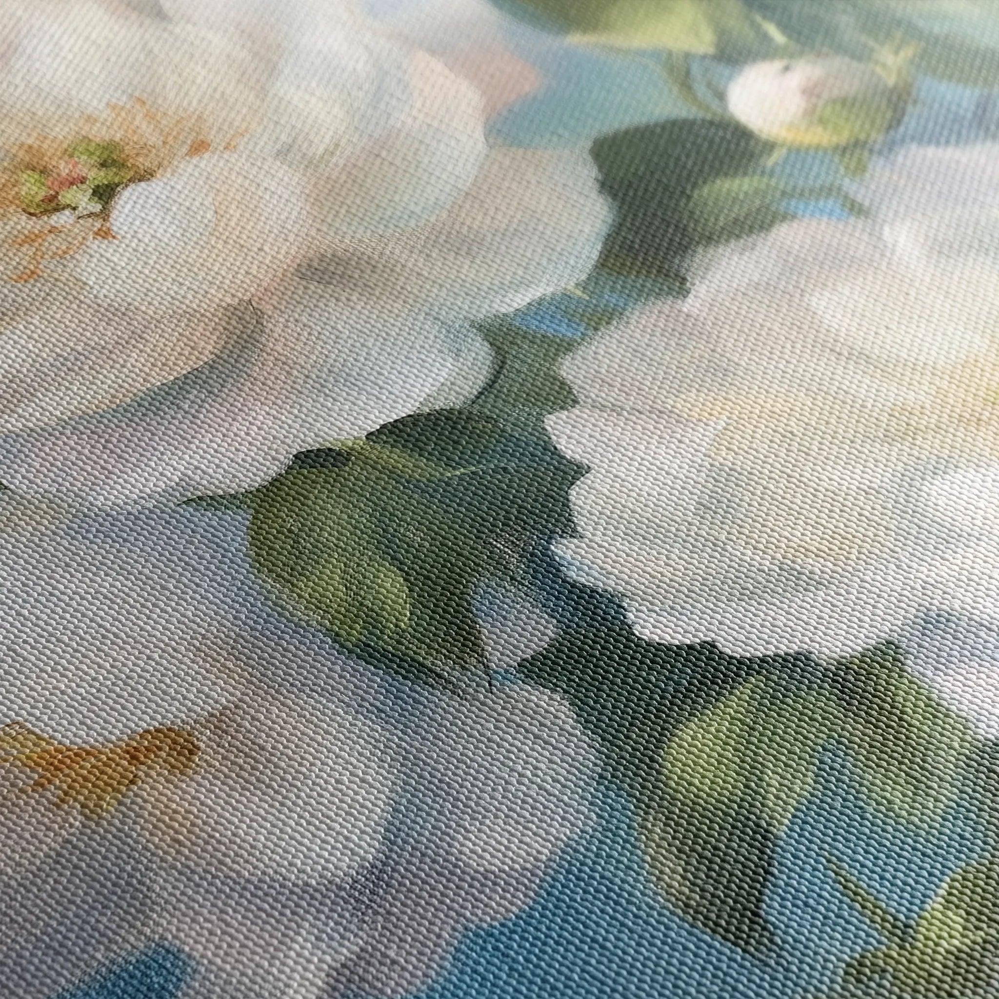 Floral 1240 Canvas Art 60 x 40 cm / Black
