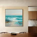 Abstract 1241 Canvas Art 60 x 60 cm / Black
