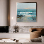 Abstract 1241 Canvas Art 60 x 60 cm / Black