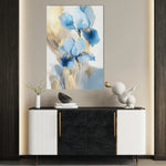 Floral 1241 Canvas Art 60 x 40 cm / Black