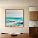 Abstract 1242 Canvas Art 60 x 60 cm / Black