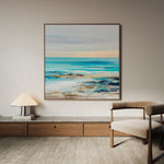 Abstract 1242 Canvas Art 60 x 60 cm / Black