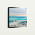Abstract 1242 Canvas Art 60 x 60 cm / Black