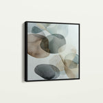 Abstract 1243 Canvas Art 60 x 60 cm / Black