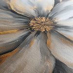 Floral 1243 Canvas Art 60 x 60 cm / Black