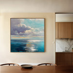Abstract 1246 Canvas Art 60 x 60 cm / Black