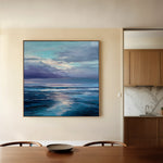 Abstract 1247 Canvas Art 60 x 60 cm / Black