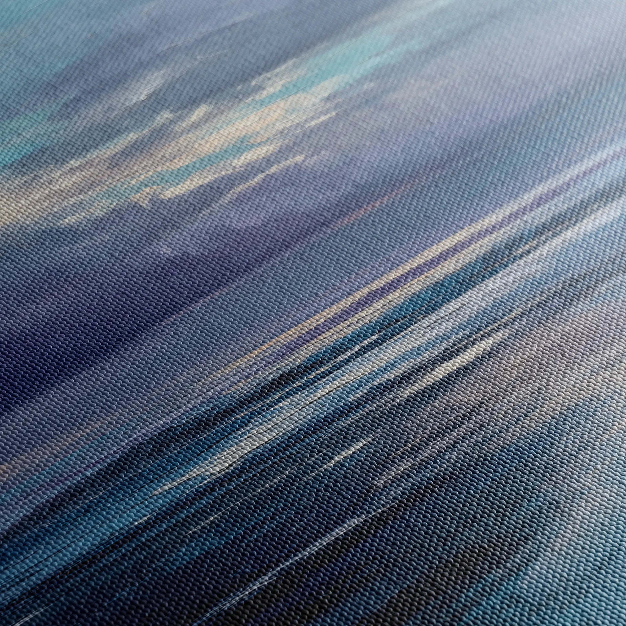 Abstract 1247 Canvas Art 60 x 60 cm / Black