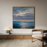 Abstract 1248 Canvas Art 60 x 60 cm / Black