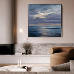 Abstract 1248 Canvas Art 60 x 60 cm / Black