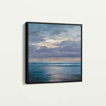 Abstract 1248 Canvas Art 60 x 60 cm / Black