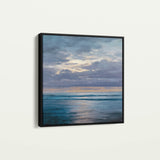 Abstract 1248 Canvas Art 60 x 60 cm / Black