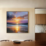 Abstract 1249 Canvas Art 60 x 60 cm / Black