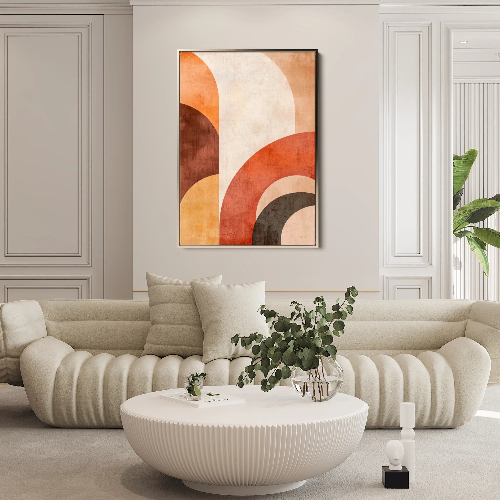 Boho 125 Canvas Art 60 x 40 cm / Black
