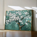 Floral 125 Canvas Art 60 x 40 cm / Black