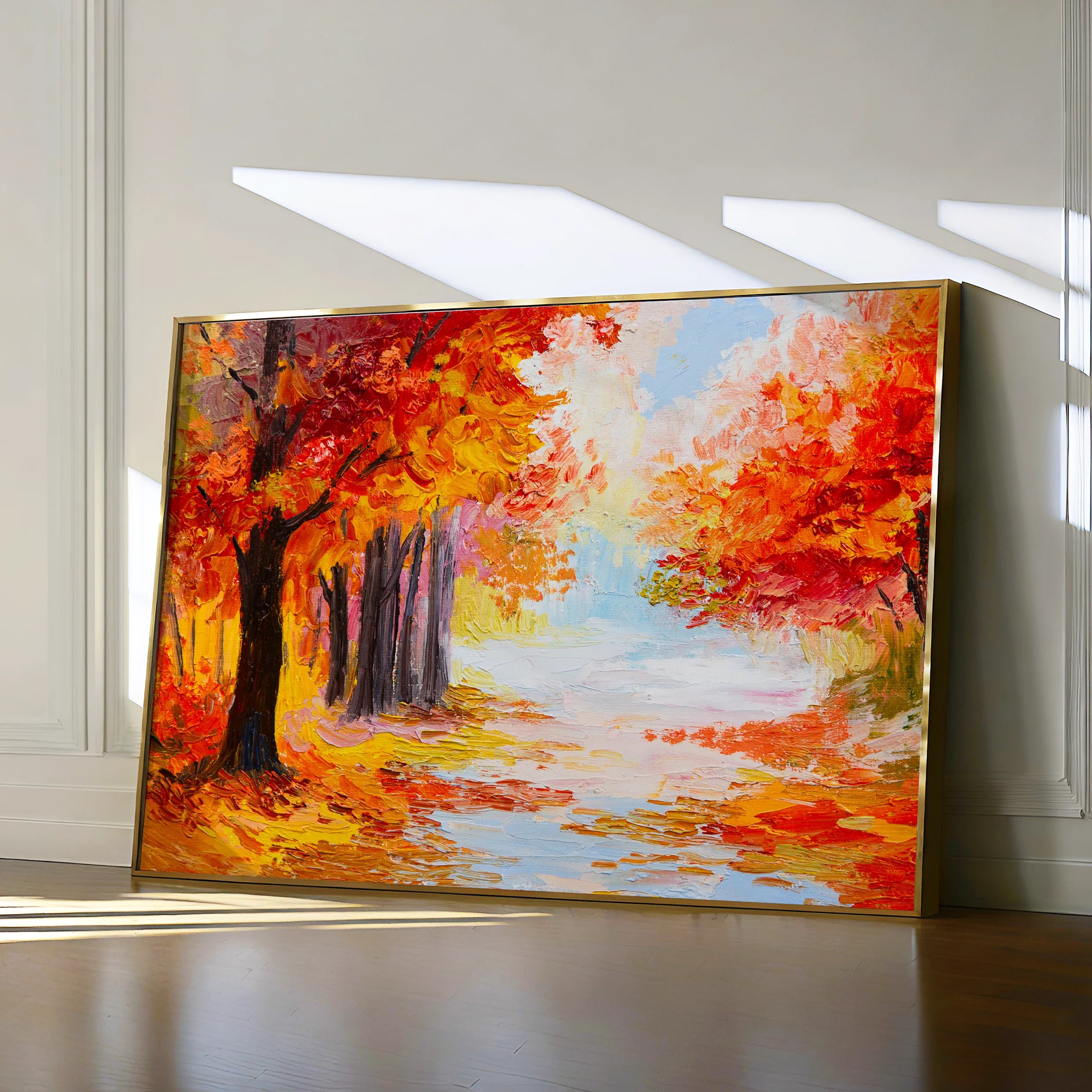 Landscape 125 Canvas Art 60 x 40 cm / Black