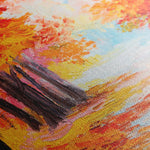 Landscape 125 Canvas Art 60 x 40 cm / Black