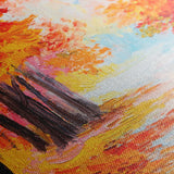 Landscape 125 Canvas Art 60 x 40 cm / Black