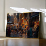 Orientalist 125 Canvas Art 60 x 40 cm / Black