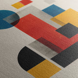 Abstract 1250 Canvas Art 60 x 60 cm / Black